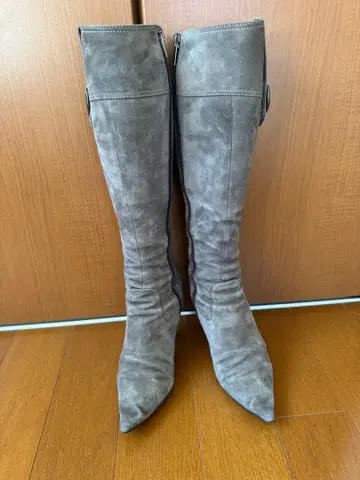 다이애나 그레이 스웨이드 롱 부츠 24.5