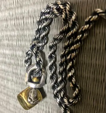 galcia 기도하는 손 다이스 & 초와이드 로프 체인 새상품급