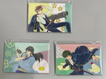 은혼 화 팝 스퀘어 캔뱃지 히지카타 오키타 카츠라 3개 세트