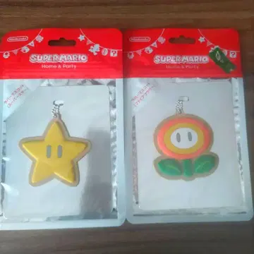 슈퍼 마리오 러버 키링 2개 세트
