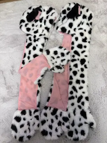 디즈니 달마시안 패턴 머플러