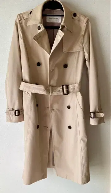 NATURAL BEAUTY BASIC 베이지 트렌치코트