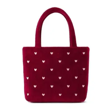 [ 새상품 ] FEILER 페이러 러브러리 하트 백 다크 레드