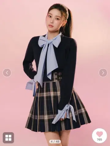 SNIDEL 플리츠 스카쇼 팬츠 NVY