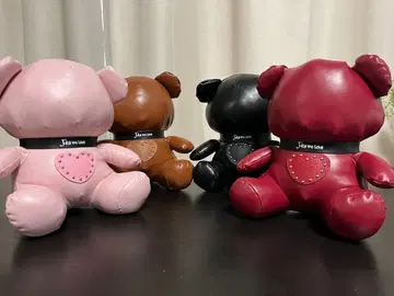 곰 모양 봉제 인형 전 4색