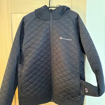 Champion 퀼팅 후드 부착 후드티 XL