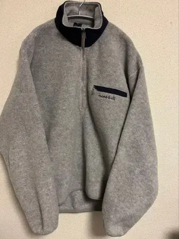 빈티지 mont-bell 하프 지퍼 플리스