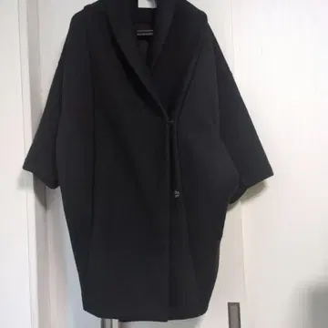 새상품급 라빠르망 니트 돌먼 코트 네이비