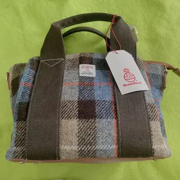 [미사용 새상품 택 포함] 시마무라 해리스 트위드 2WAY 백