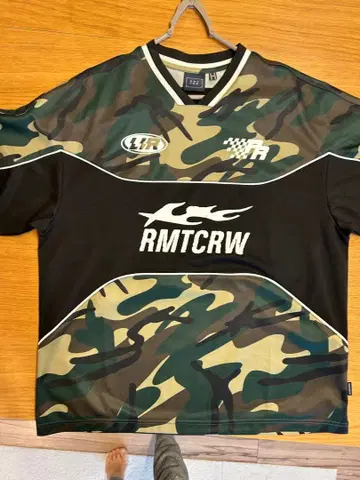 카모 패턴 스포츠 T셔츠 A'GEM