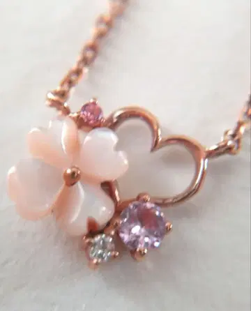 사만다 티아라 벚꽃 목걸이