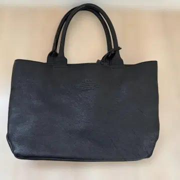 블랙 가죽 토트백