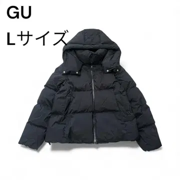 [ 완판템 새상품급 ] GU 히트 패디드 블루종 L 사이즈