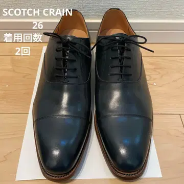 [ 착용 횟수 2회 ] 스코치 그레인 가죽 신발 26