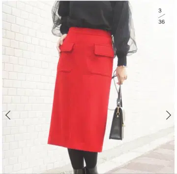 Spick and Span W 포켓 타이트 스커트