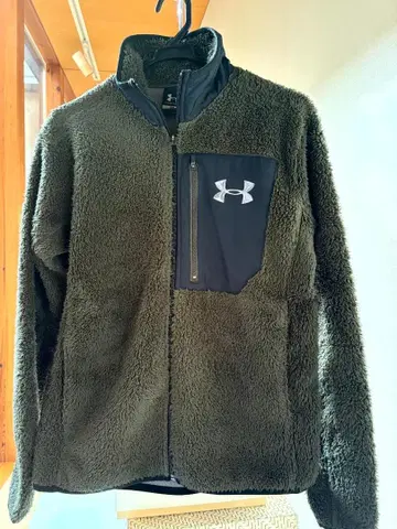 언더 아머 플리스 자켓 SM 다크 그레이