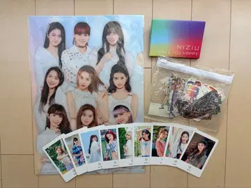 NiziU 굿즈 클리어 파일 스티커 포토 카드 세트