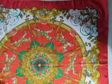 프랑스제 100% 실크 스카프