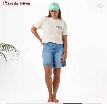 완판템 알로하 컬렉션 일광화상 키티 그린 캡