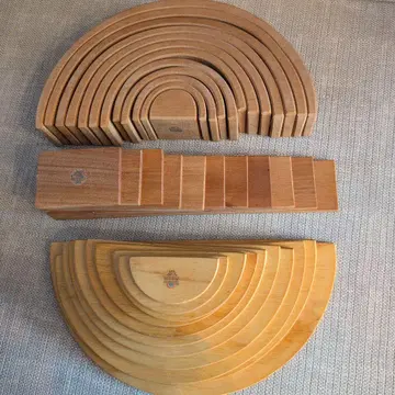 그림스 아치 레인보우 반원반 빌딩 보드 세트