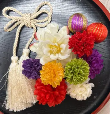 성인식 일본 의류 후리소데 시치고산 머리 장식 세트