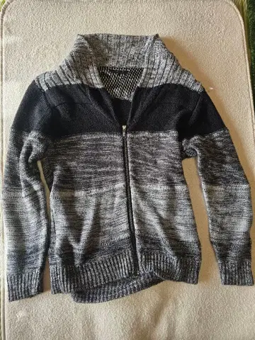 m.f.editorial 하이넥 니트 스웨터 그레이 계열