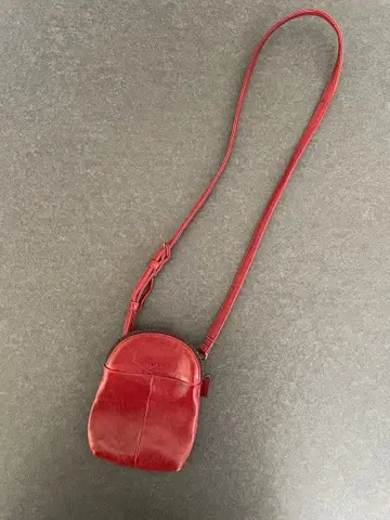 genten 빨간색 숄더백