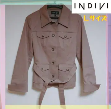 INDIVI 인디비 트렌치코트 스프링 코트 사이즈 40 L