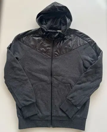 PUMA 후드 부착 집업 후드티 그레이 미사용