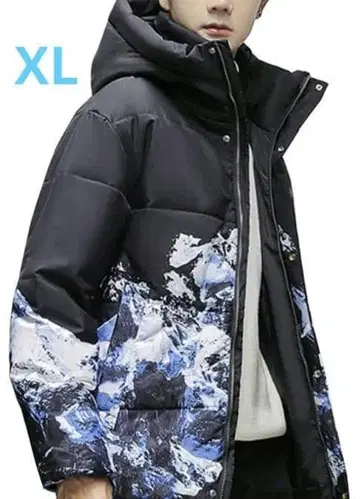 다운 자켓 XL 블랙 계열