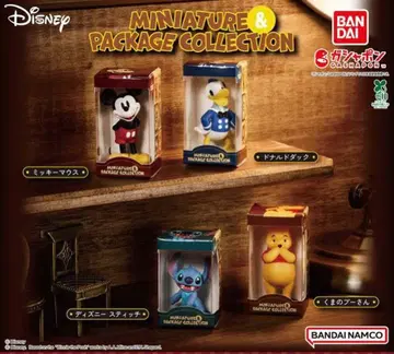 디즈니 미니어처 패키지 가챠 미키 푸우 스티치 레어