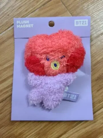 플러시 마그넷 핑크 계열 약 8cm