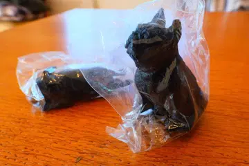 프렌치 불독 브린들 피규어 2체 세트