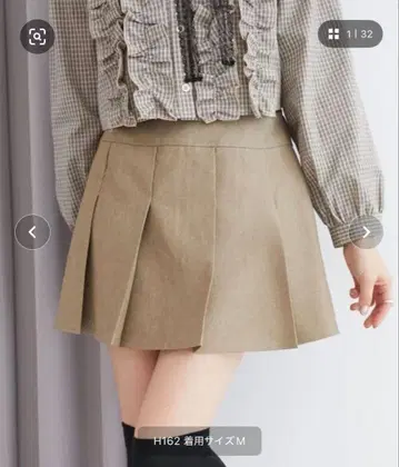 MAJESTIC LEGON 플리츠 미니 치마바지