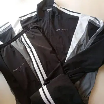 신 사이즈! 블랙 셋업! LYFT 투 라인 트랙 자켓