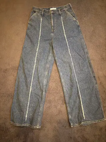 24ss CUTTING WIDE DENIM INDIGO