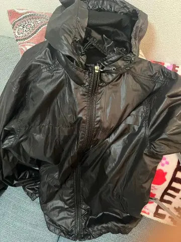 나일론 자켓 블랙