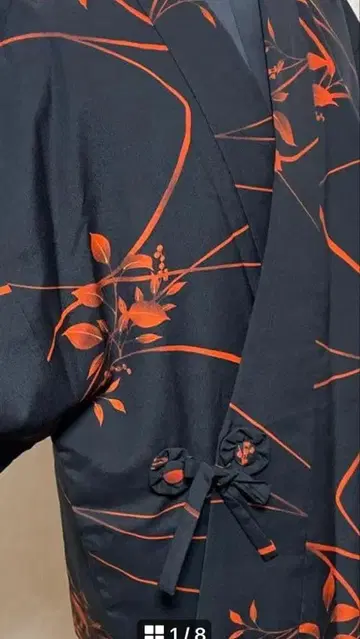 겉옷 도행 블랙 오렌지