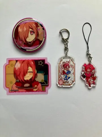 하나코 군 [미츠바] 아크릴 키링 & 캔뱃지 & 클리어 스티커 4