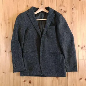 울 라이크 다크 그레이 테일러드 자켓