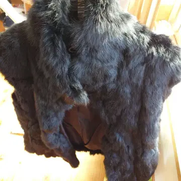 & by Pinky & Dianne 블랙 퍼 베스트