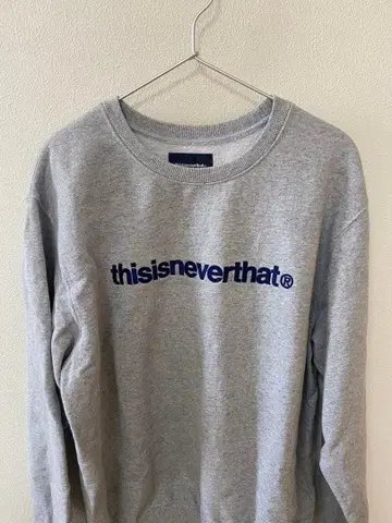 thisisneverthat 맨투맨 M 사이즈 그레이