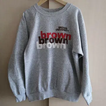 BROWN UNIVERSITY 그레이 맨투맨