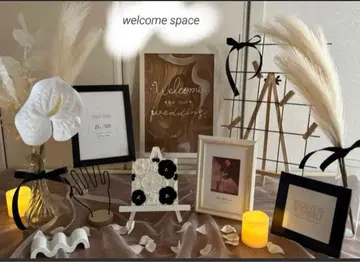 웰컴 스페이스 웰컴 보드 웨딩 결혼식 미르헤덴