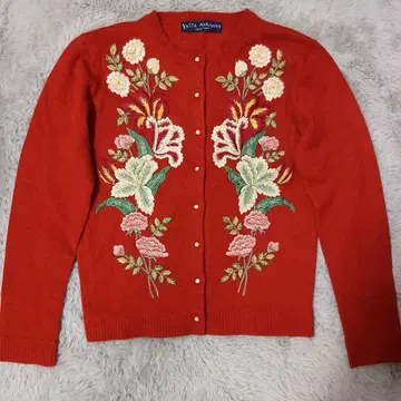 케이타 마루야마 자수 꽃 가디건