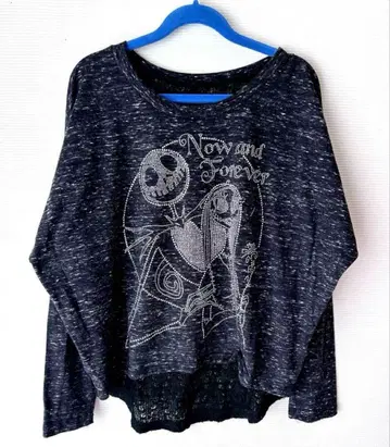 디즈니 나이트메어 비포 크리스마스 여성용 L 사이즈 긴팔