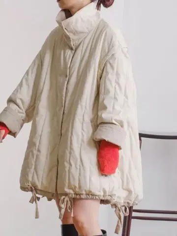 kastane [ 2사이즈 전개/멀티 웨이 ] 퀼팅 리버서블 코트