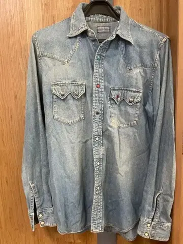 BLUE BLUE 데님 긴팔 셔츠