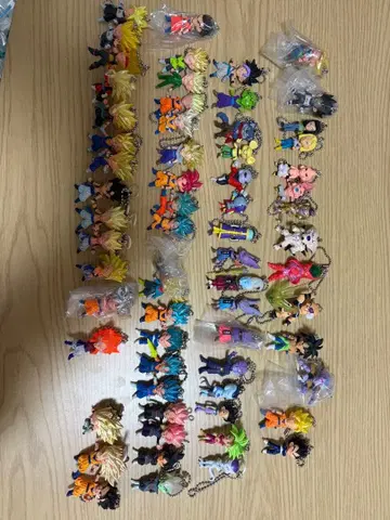 드래곤볼 UDM 마스코트 키링 묶음 판매 (65종)