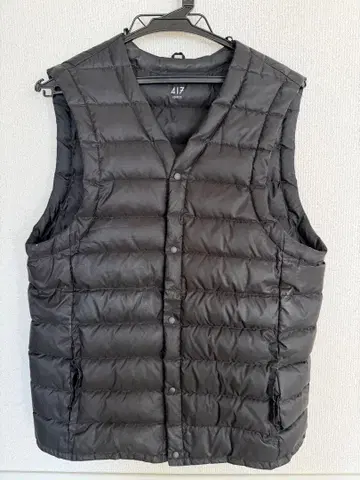 417 EDIFICE 포원세븐 에디피스 블랙 다운 베스트 M